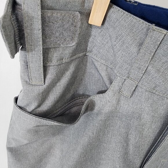 Roxy Gray Kids Snow Pants DryFlight Tech Size 10 Adjustable Waist M - Picture 5 of 16